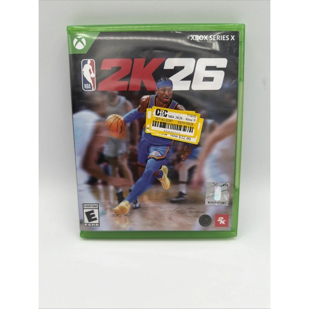 Used Games NBA 2K26, Madden NFL 26 & College football 26 Microsoft Xbox Series X
